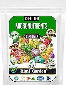 Rimi Garden® Chelated Micronutrients, Powerful Essential Organic Fertilizer for Fast Growth of All Plants. (200 gm)