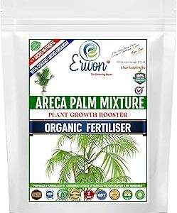 Erwon® Areca Palm Mixture, Premium Essential Powerful Organic Fertilizer for Overall Plant Growth Booster, with Charged Micro-Organism and ++ Micronutrients (900 gm)