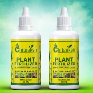 VJS Twin Bottle Plant Fertilizer – 50ml Ready to Use, O...